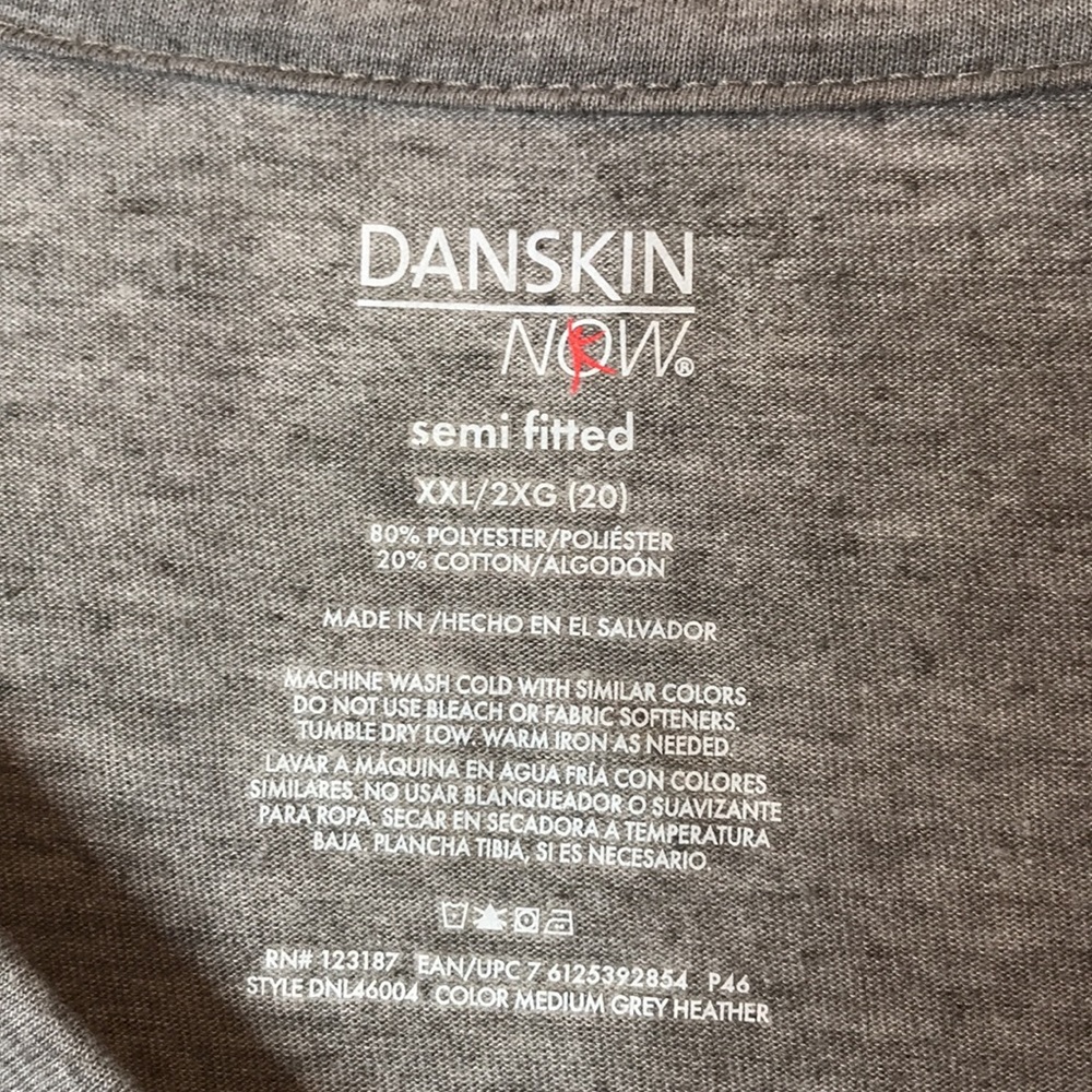Danskin Now Long Sleeve Active Top 2XL PLUS SIZE - Picture 3 of 8